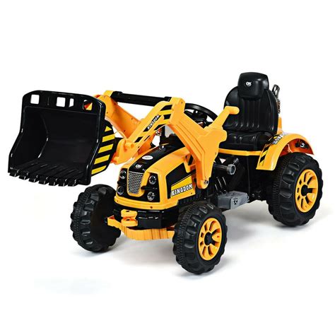 childrens ride on skid steer|kids battery powered digger.